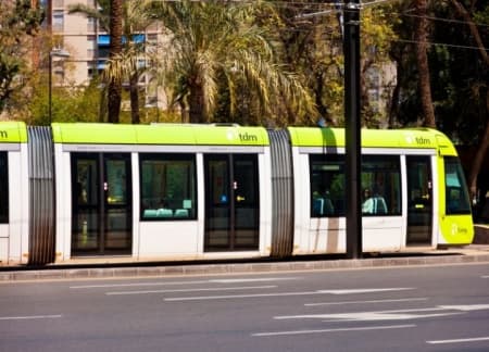 Tram in Murcia (Spain)