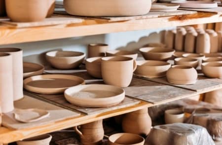 Piezas de cerámica